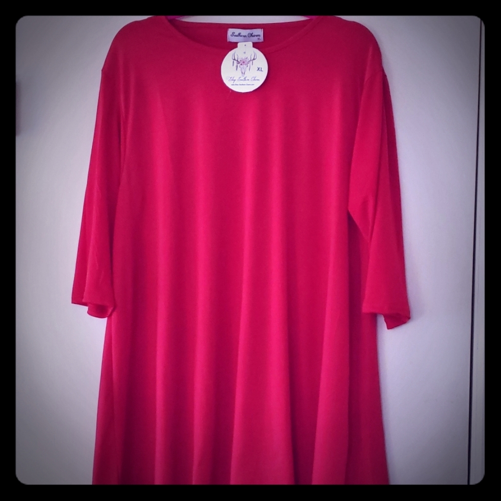 XL WOMENS RED TUNIC